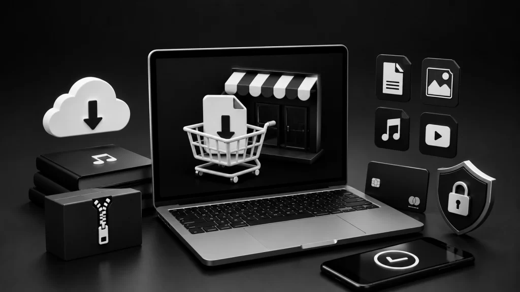 Selling digital downloads in WordPress with a WooCommerce store
