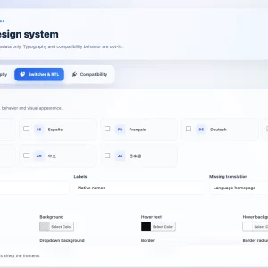 WordPress multilingual language switcher